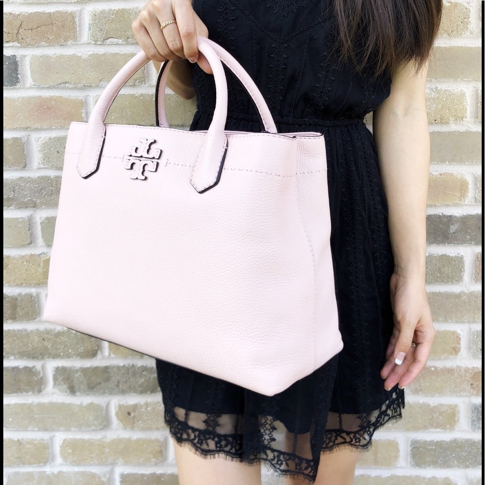 Tory Burch McGraw Leather Triple Compar Satchel - Picture 3 of 8